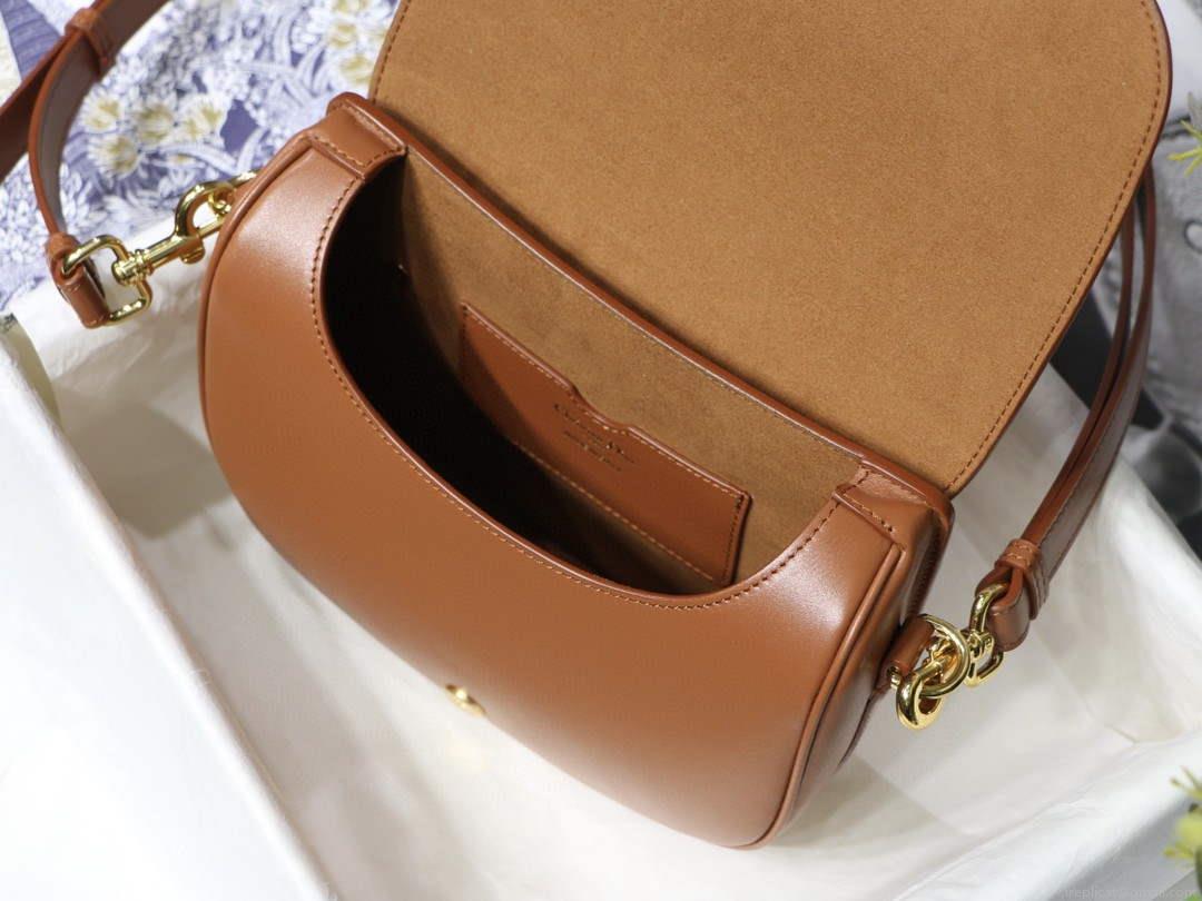 Dior M9319 Medium dior Bobby bag Brown box Calfskin