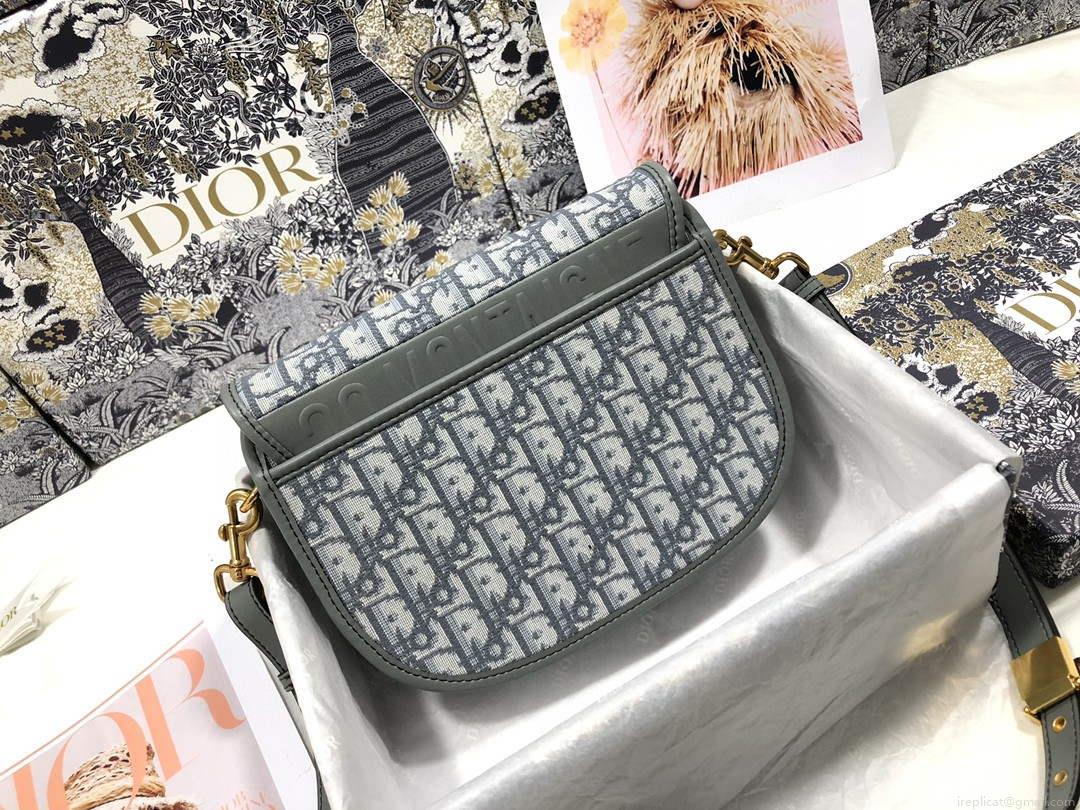 Dior M9317 Dior Bobby Medium Crossbody Bag Oblique Jacquard Light Green