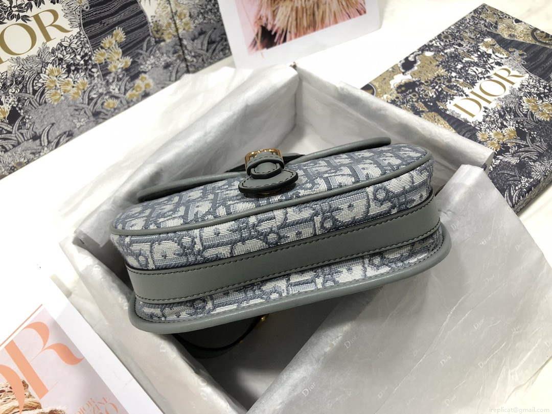 Dior M9317 Dior Bobby Medium Crossbody Bag Oblique Jacquard Light Green