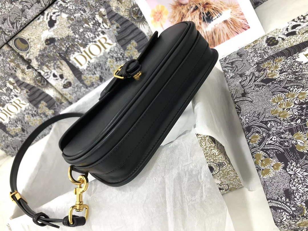 Dior M9327 dior Bobby bag East West Black Box Calfskin