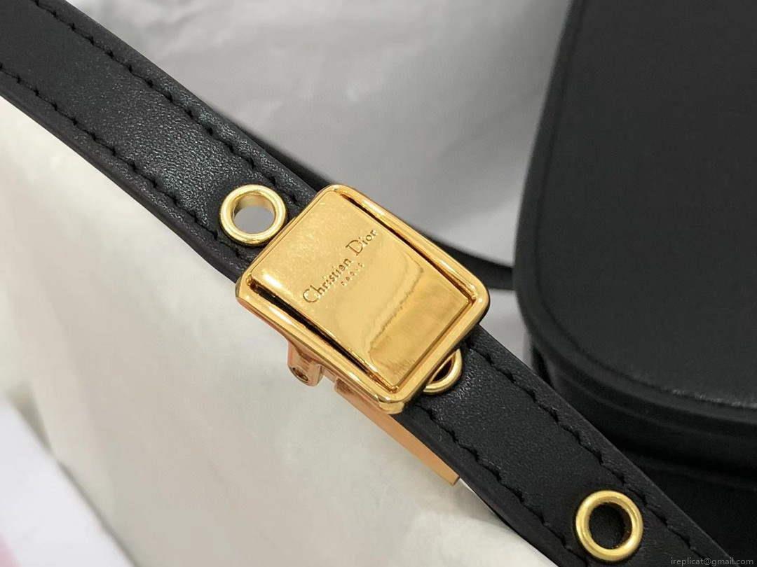 Dior M9327 dior Bobby bag East West Black Box Calfskin