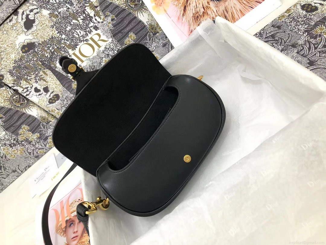 Dior M9327 dior Bobby bag East West Black Box Calfskin