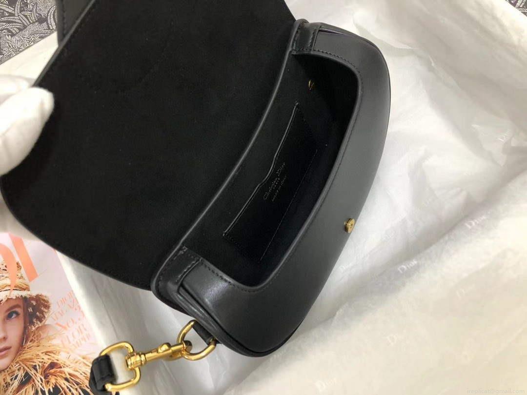 Dior M9327 dior Bobby bag East West Black Box Calfskin