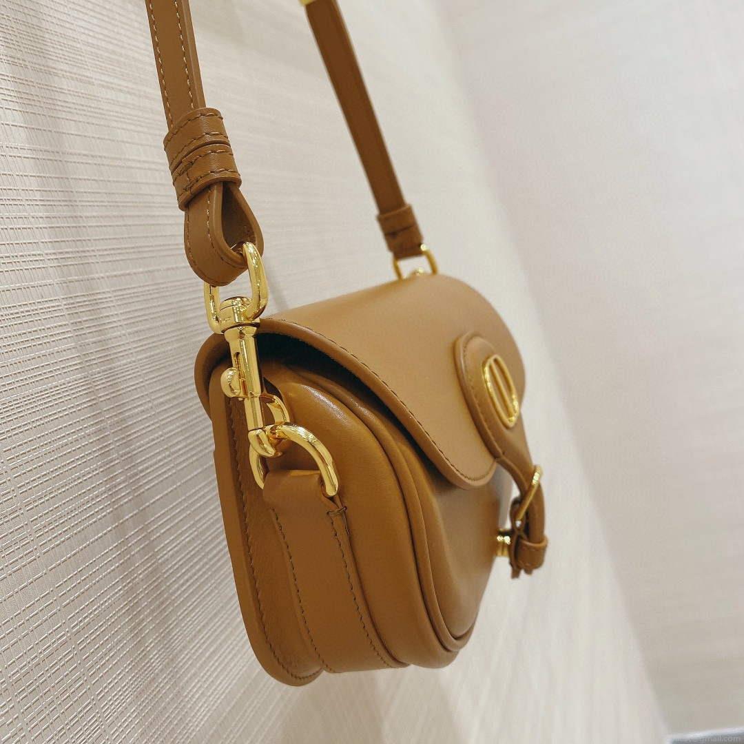 Dior M9327 dior Bobby bag East West Brown Box Calfskin