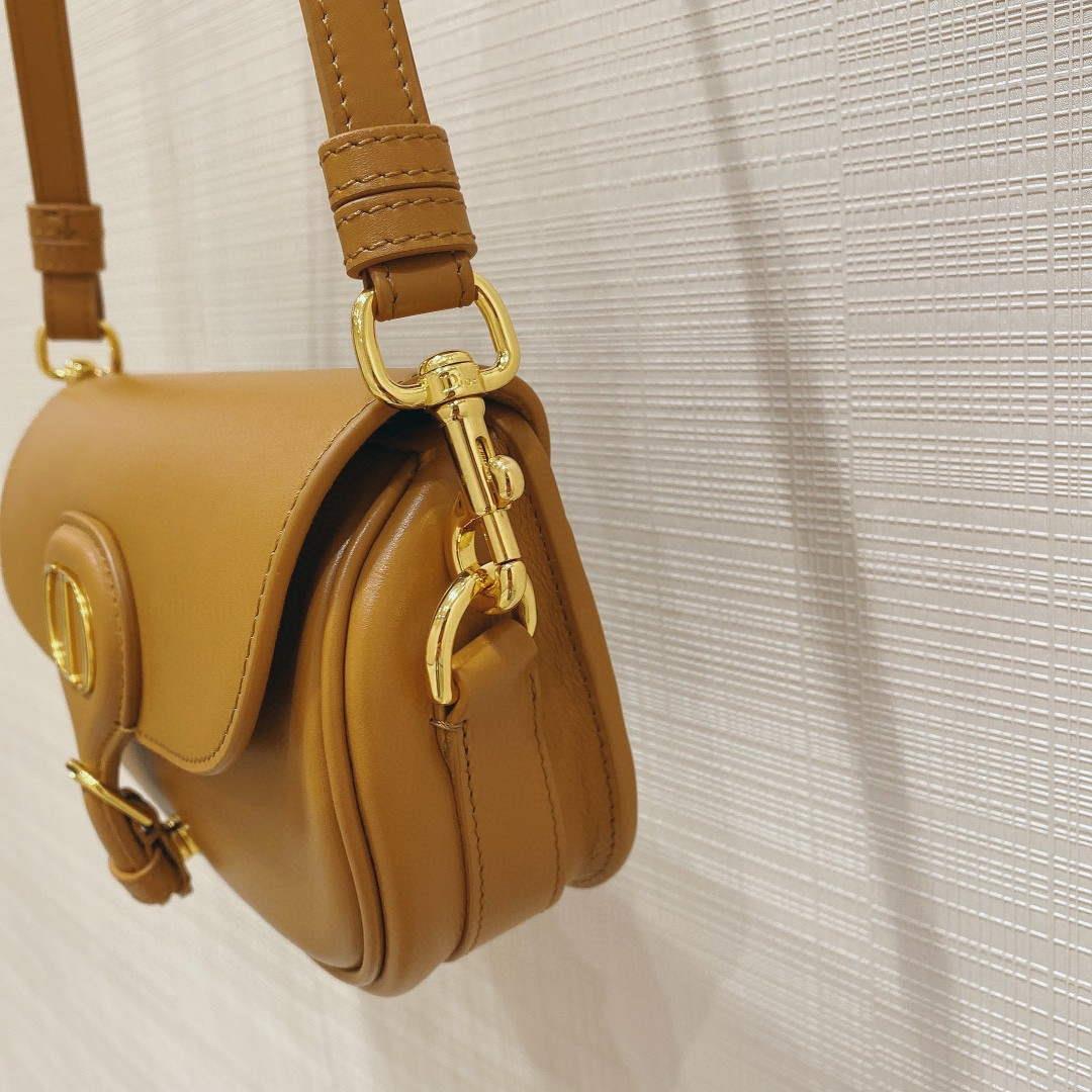 Dior M9327 dior Bobby bag East West Brown Box Calfskin