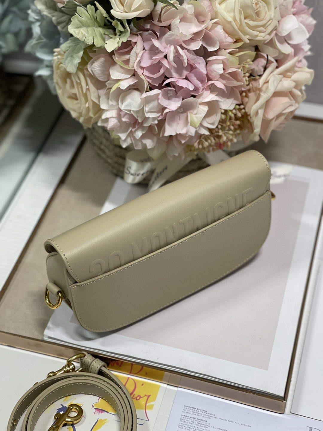 Dior M9327 dior Bobby bag East West Grren Box Calfskin