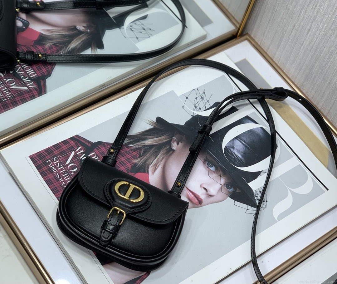 Dior M2278 Mini Bobby bag Black Box Calfskin