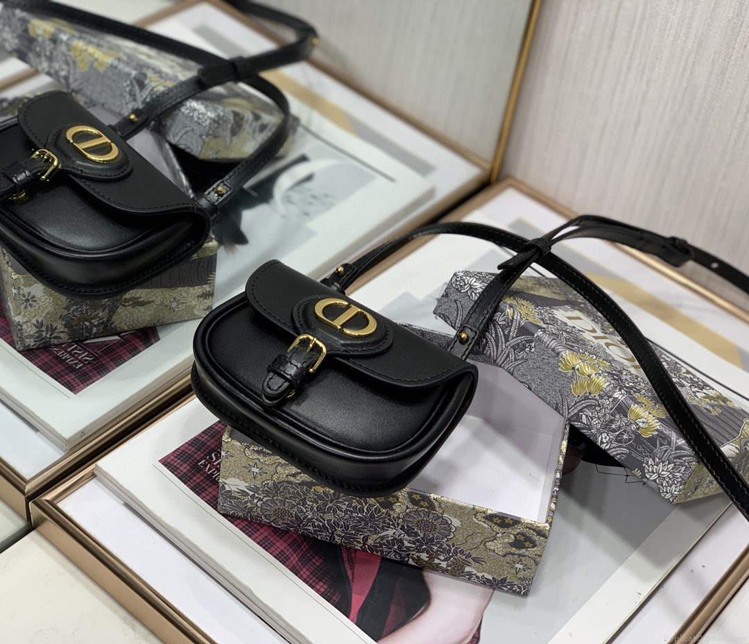 Dior M2278 Mini Bobby bag Black Box Calfskin