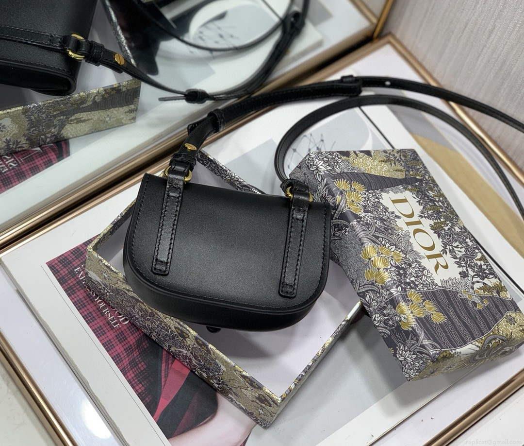 Dior M2278 Mini Bobby bag Black Box Calfskin