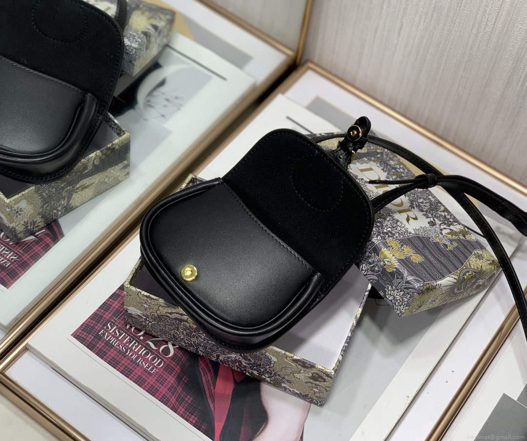 Dior M2278 Mini Bobby bag Black Box Calfskin