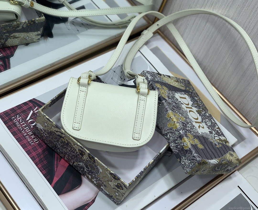 Dior M2278 Mini Bobby bag White Box Calfskin