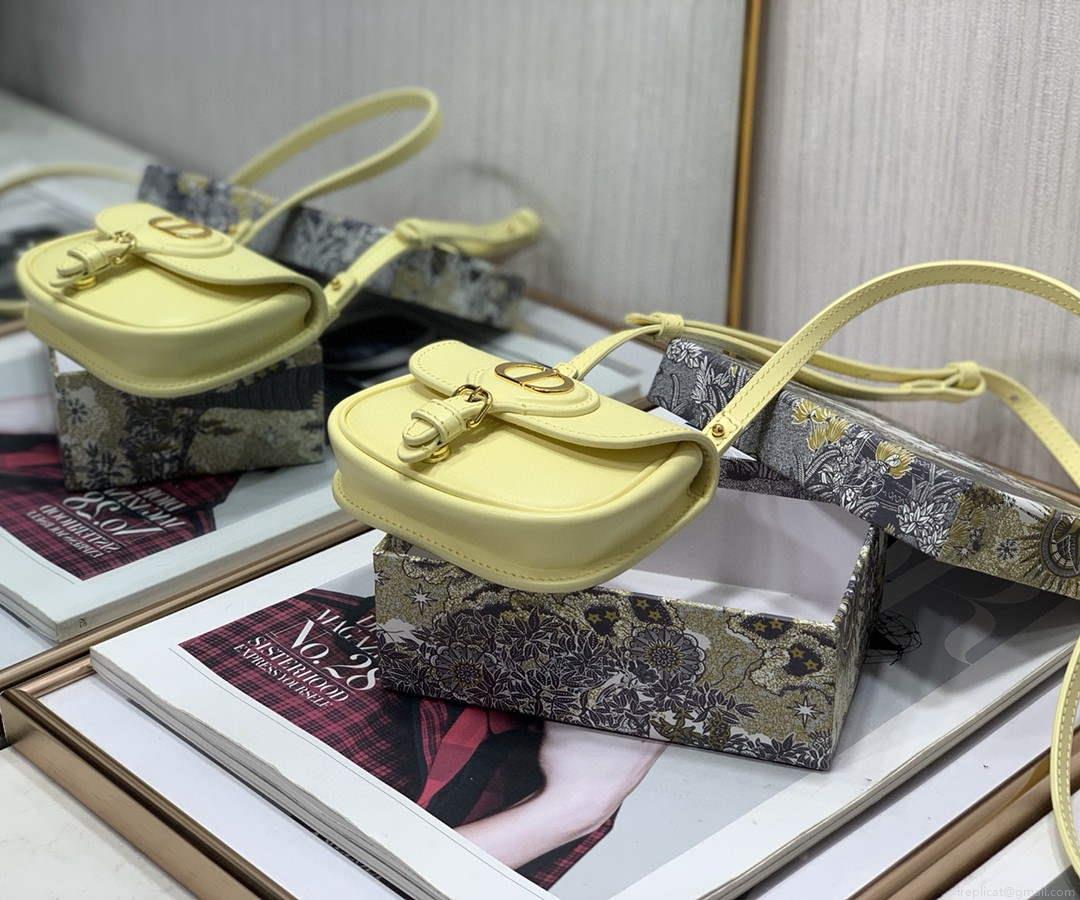 Dior M2278 Mini Bobby bag Yellow Box Calfskin