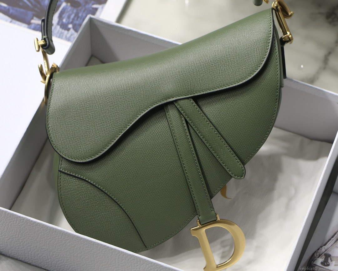 Dior M0446 Saddle Bag Dior Calfskin Bag Green