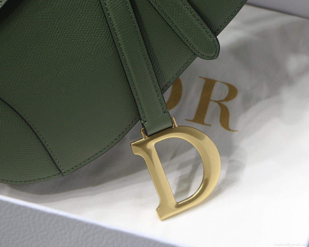Dior M0446 Saddle Bag Dior Calfskin Bag Green