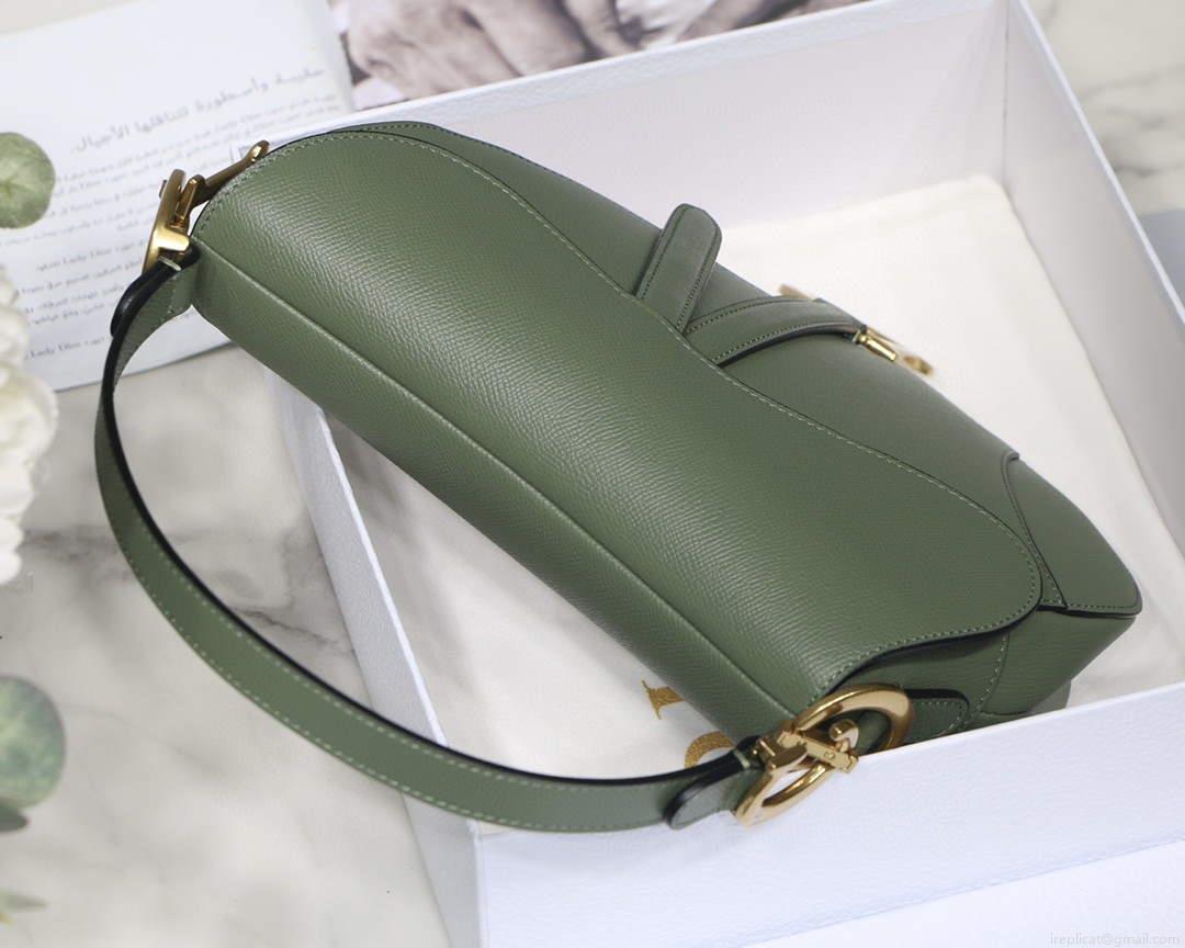 Dior M0446 Saddle Bag Dior Calfskin Bag Green