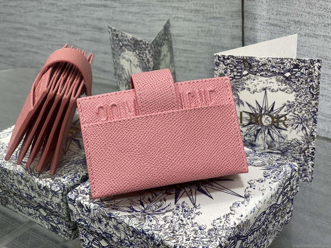 Dior 30 MONTAIGNE 5-Gate Card Holder Organ Card Holder S2058 Grained Calfskin D0013