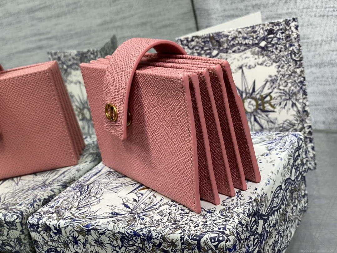 Dior 30 MONTAIGNE 5-Gate Card Holder Organ Card Holder S2058 Grained Calfskin D0013