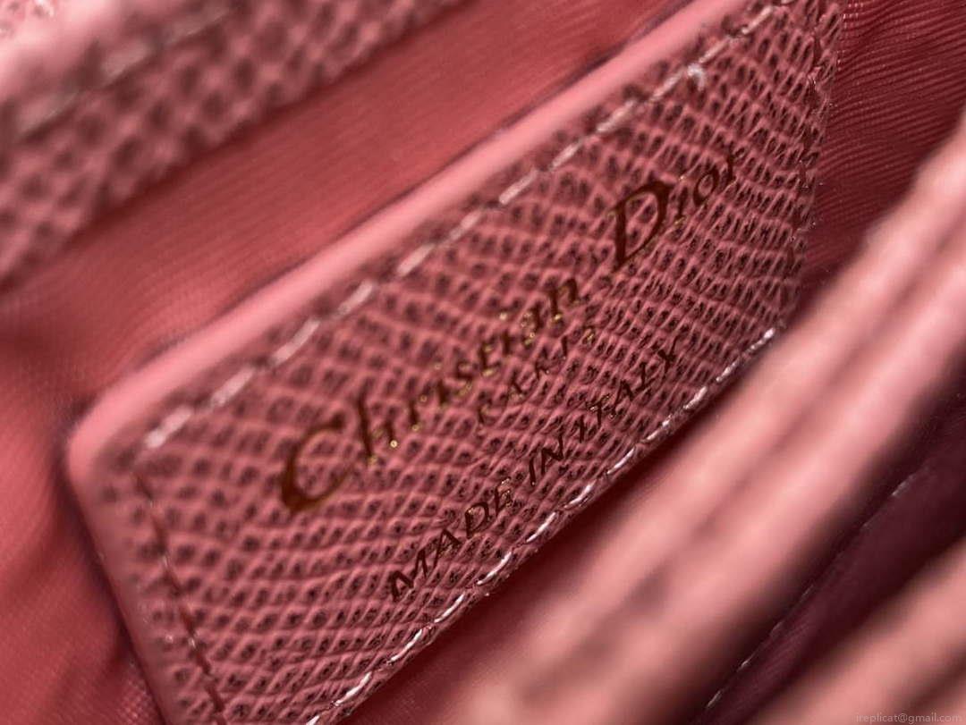 Dior 30 MONTAIGNE 5-Gate Card Holder Organ Card Holder S2058 Grained Calfskin D0013