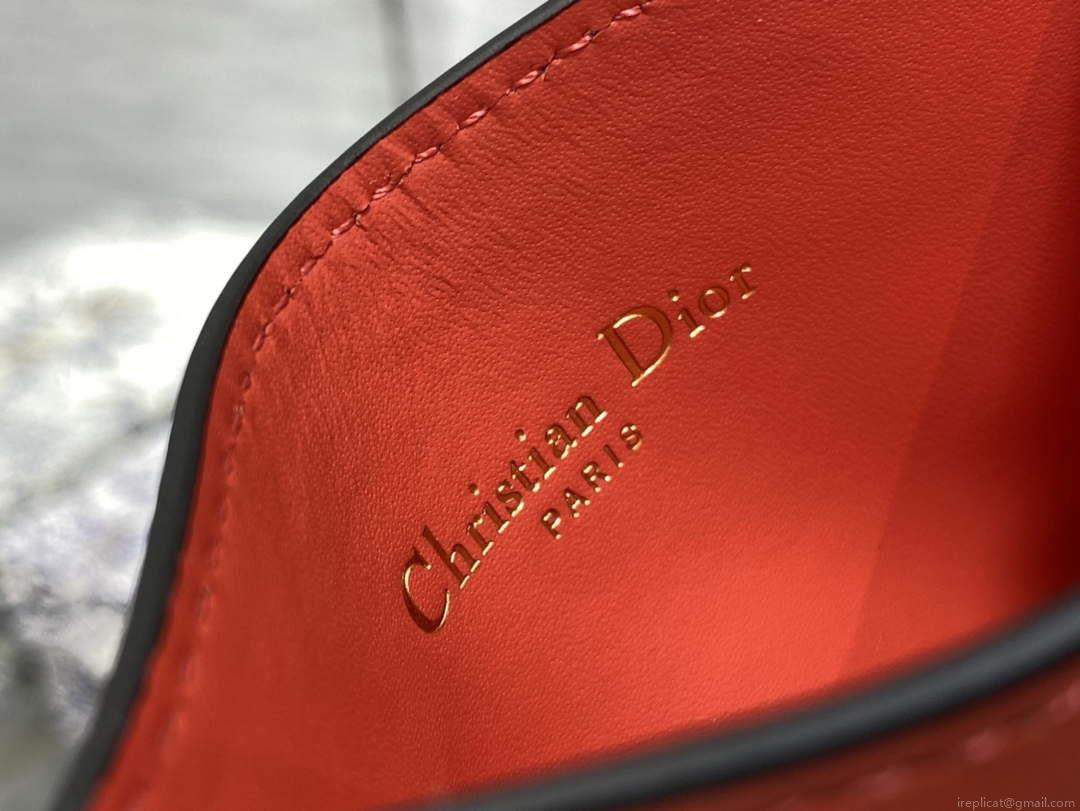 Dior Five-Slot Card Holder S5130 Grained Calfskin D0023