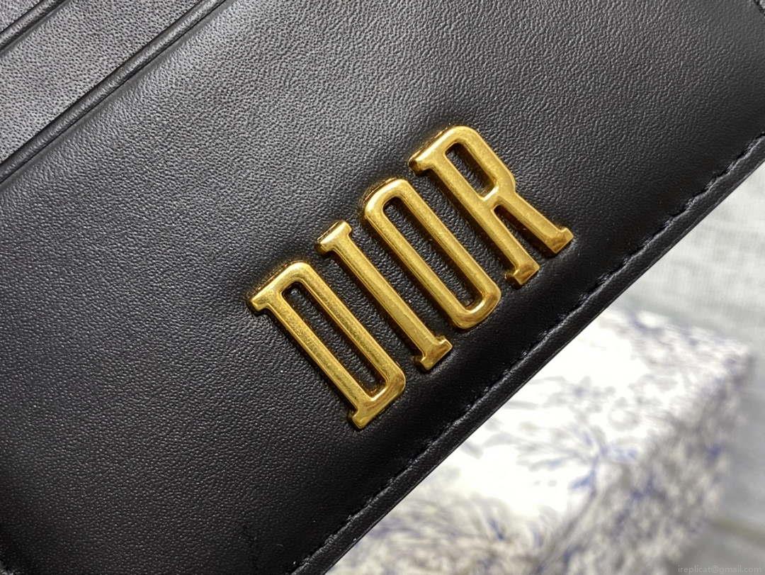 Dior Five-Slot Card Holder S5130 Grained Calfskin D0025