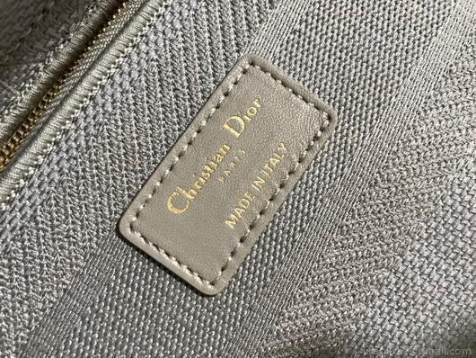 Dior M0565 Lady Dior Medium Tote Bag M950 Gray