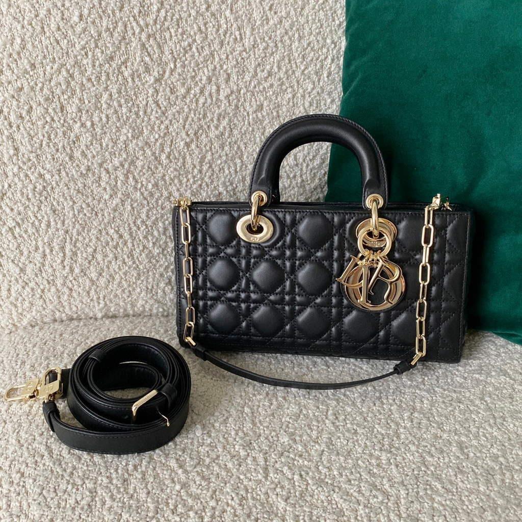 Dior M0540 Lady D-joy Bag Black Cannage Calfskin