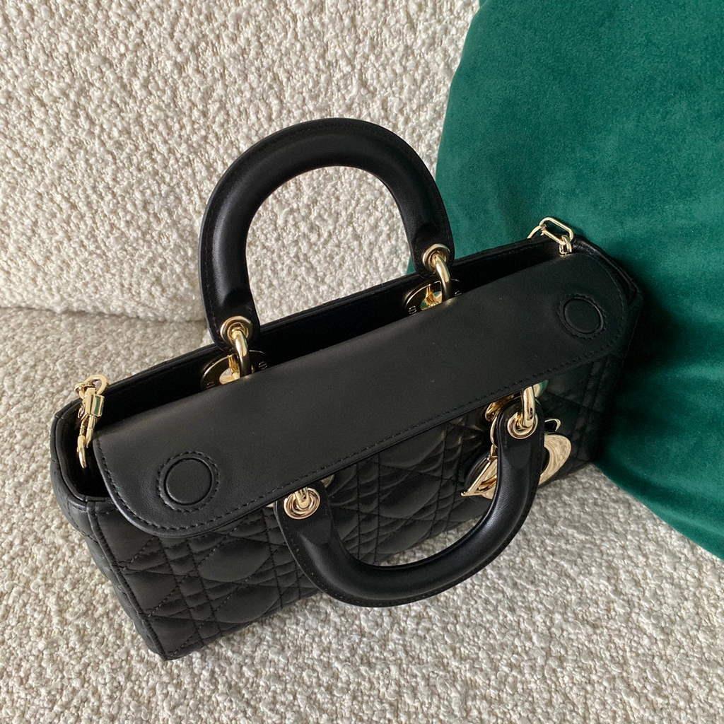 Dior M0540 Lady D-joy Bag Black Cannage Calfskin