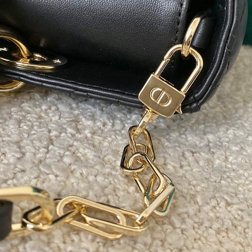 Dior M0540 Lady D-joy Bag Black Cannage Calfskin