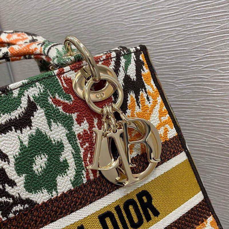 Dior M0565 Medium Lady D-lite Embroidery Bag