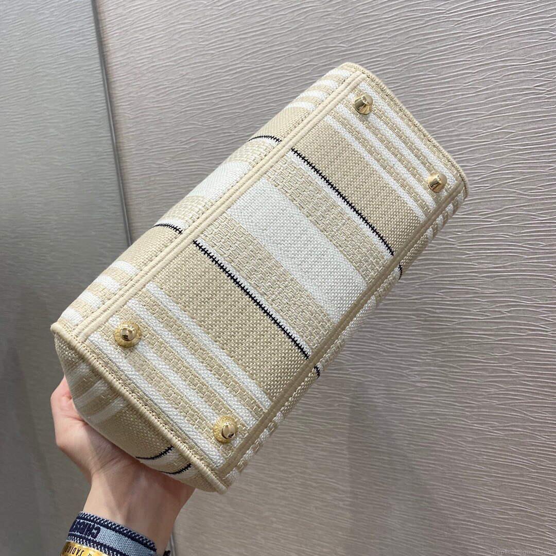 Dior M0565 Medium Lady D-lite Embroidery Bag
