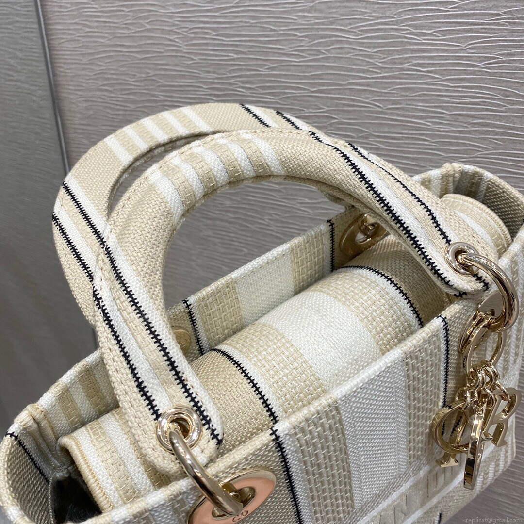 Dior M0565 Medium Lady D-lite Embroidery Bag