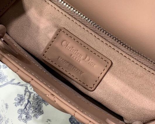 Dior M0505 Mini Dior Lady Bag Cannage lambskin Tan