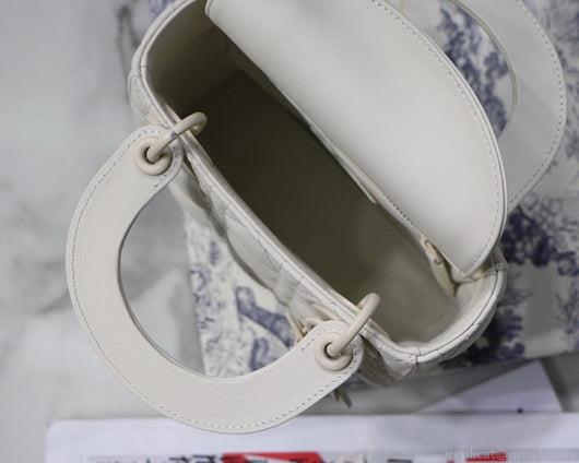 Dior M0505 Mini Dior Lady Bag Latte Cannage lambskin