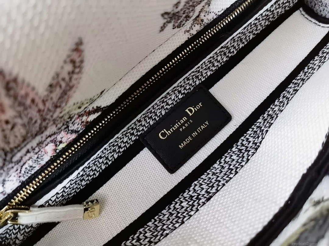 Dior M0565 Medium Lady D-Lite Multicolor Florilegio Embroidery M1030