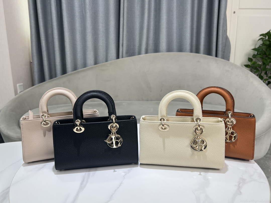 Dior M1151 Small Lady D-Sire My ABCDior Bag Nude Bull Leather