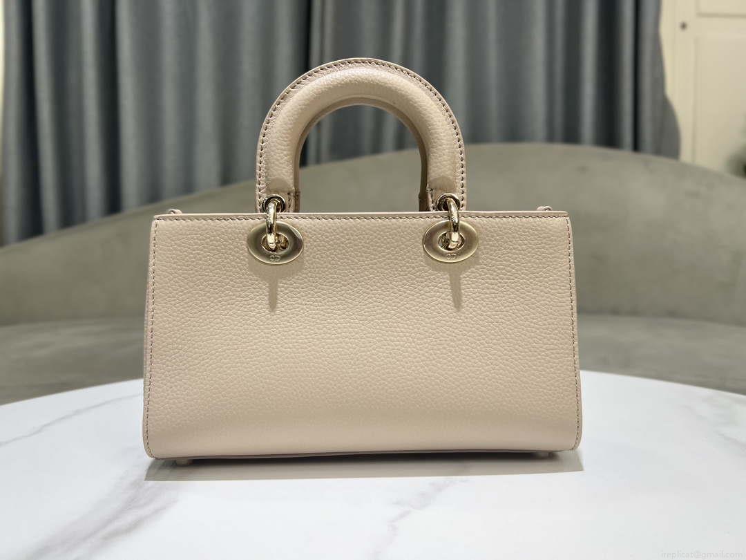 Dior M1151 Small Lady D-Sire My ABCDior Bag Nude Bull Leather