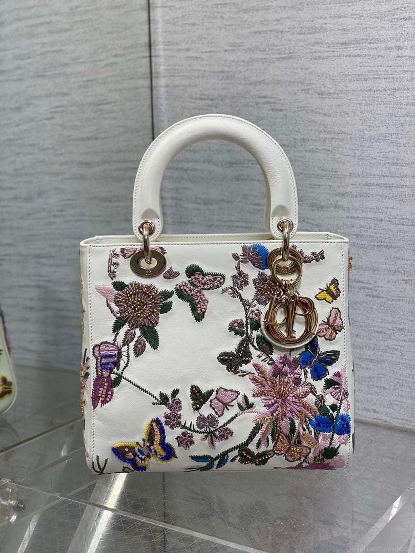 Dior M0565 Medium Lady D-Lite beaded Embroidery M1086