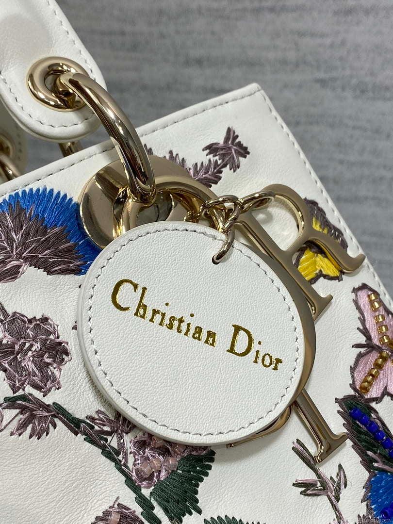 Dior M0565 Medium Lady D-Lite beaded Embroidery M1086