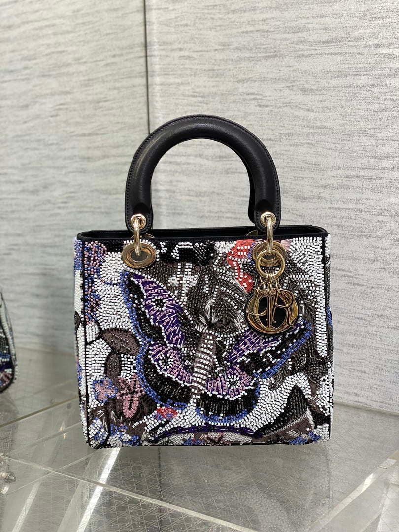 Dior M0565 Medium Lady D-Lite beaded Embroidery M1087