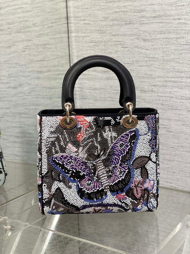 Dior M0565 Medium Lady D-Lite beaded Embroidery M1087