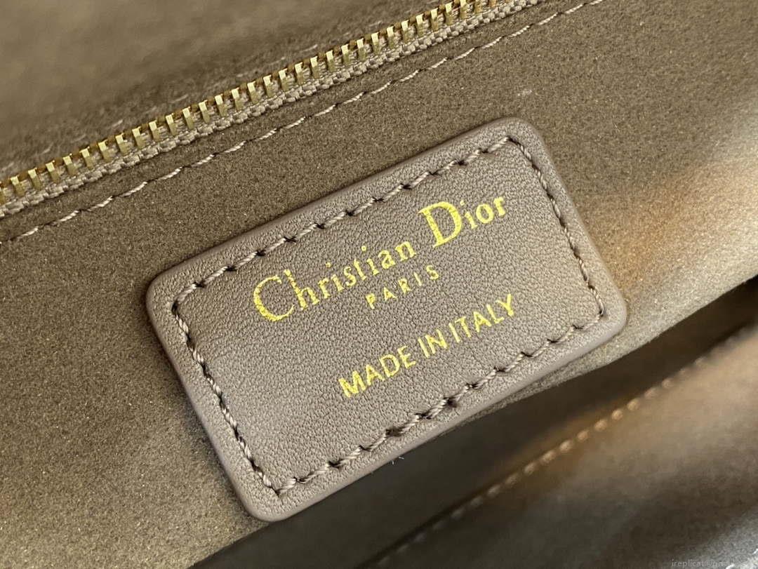 Dior M0531 Small Lady Dior Bag Mike tea Cannage with Mike tea enamel buckle