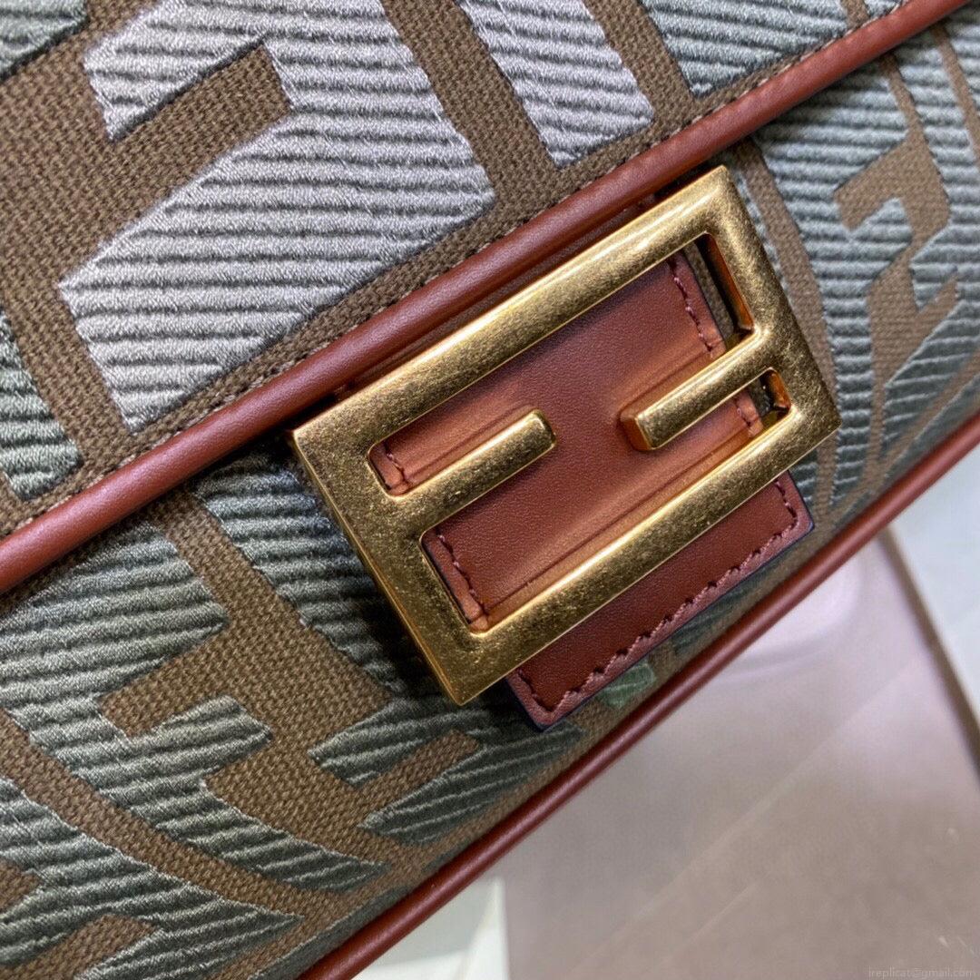 Fendi Baguette Bag 0191M Shoulder Bag 8BR600 Green