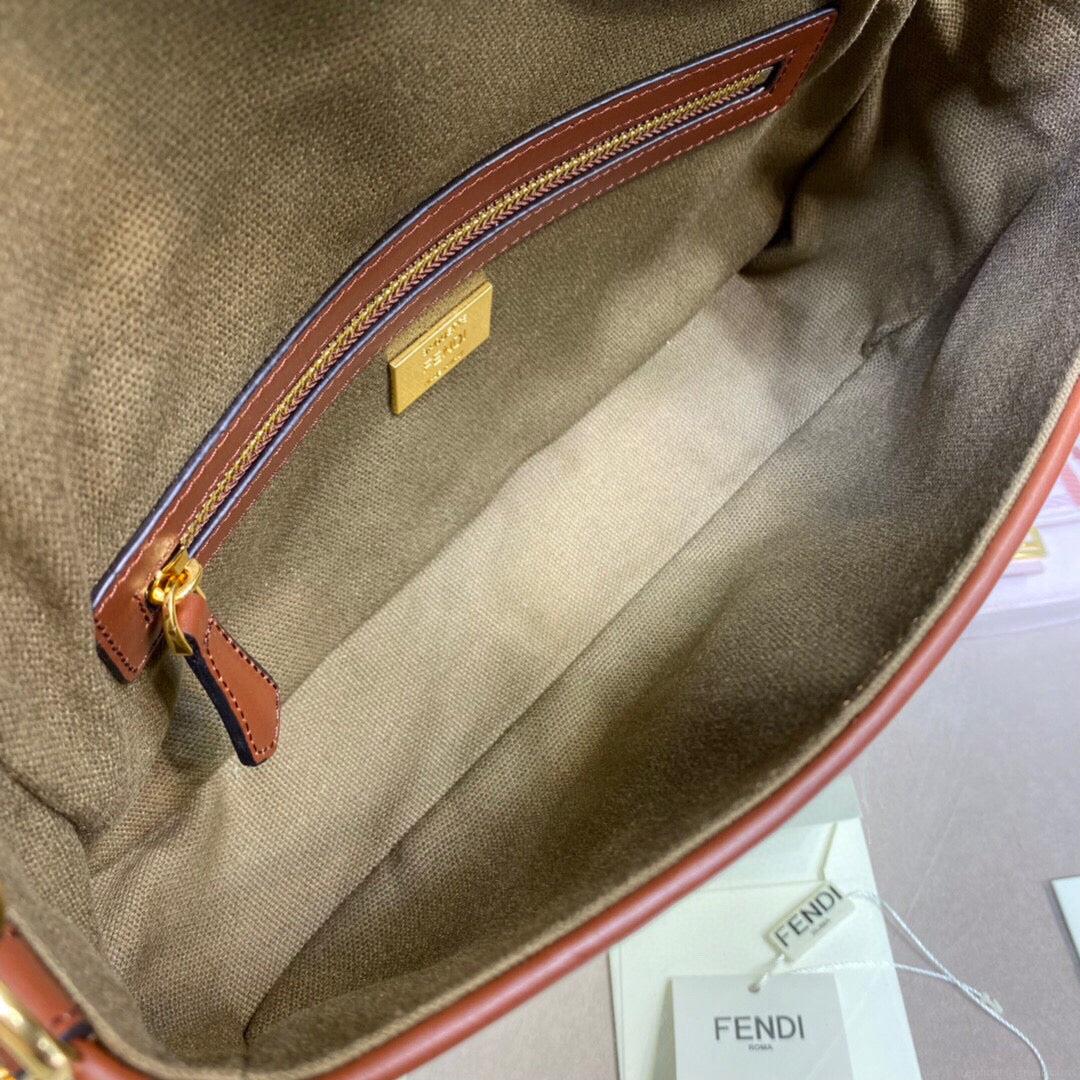 Fendi Baguette Bag 0191M Shoulder Bag 8BR600 Green