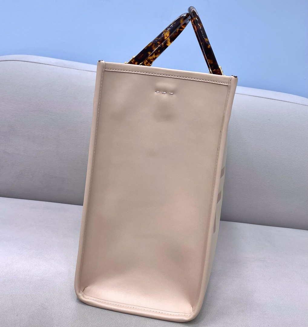 Fendi 8266S Sunshine Medium Bag 8BH386 Pink leather shopper