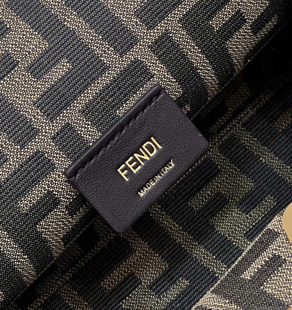 Fendi 8BP129 Fendi 8BP129 First Small Leathe bag with multicolour inlay 80018M