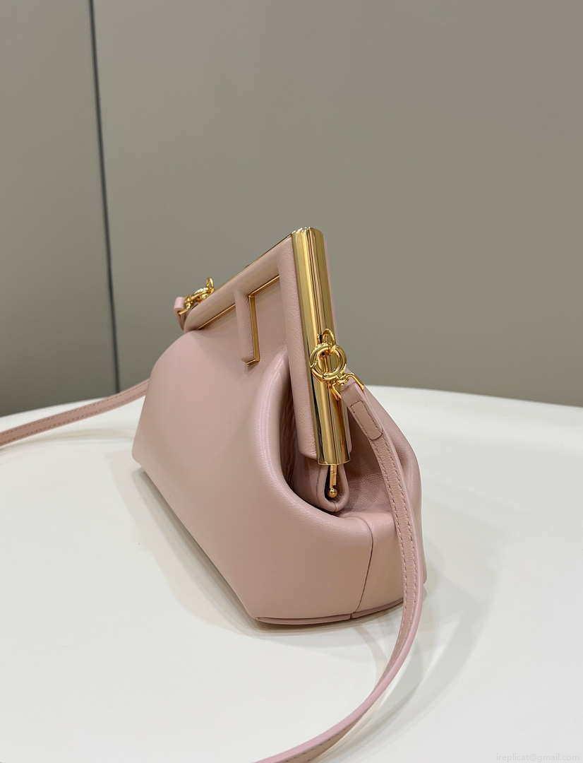 Fendi 8BP129 First Small Fuchsia leather bag 80018M Pink