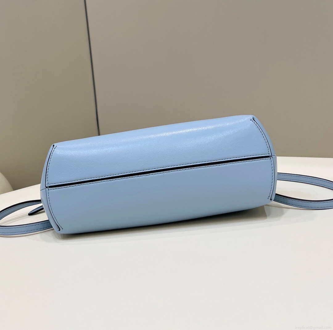 Fendi 8BP129 First Small Fuchsia leather bag 80018M Light Blue