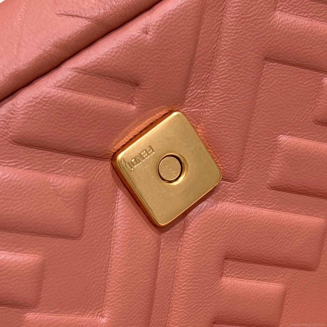 Fendi 8BS017 Baguette Mini Pink leather 0135 bag