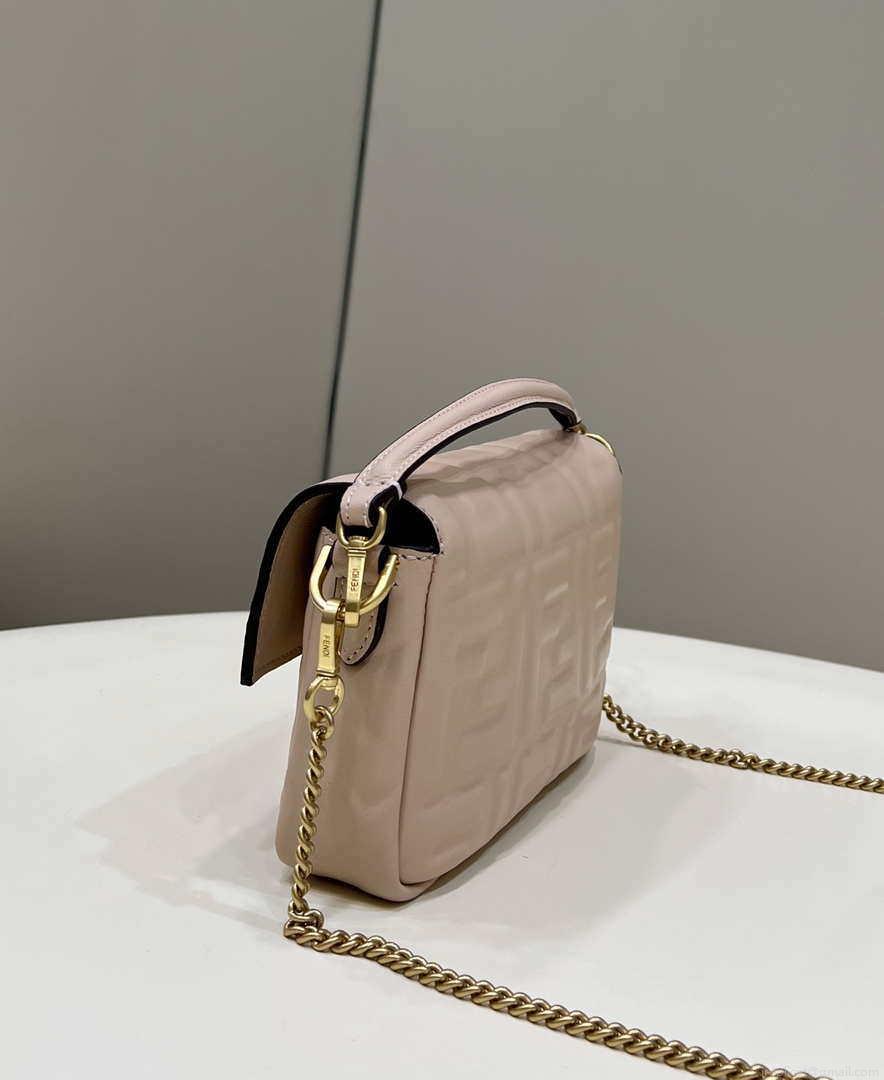 Fendi 8BS017 Baguette Mini Light Pink leather 0135S bag
