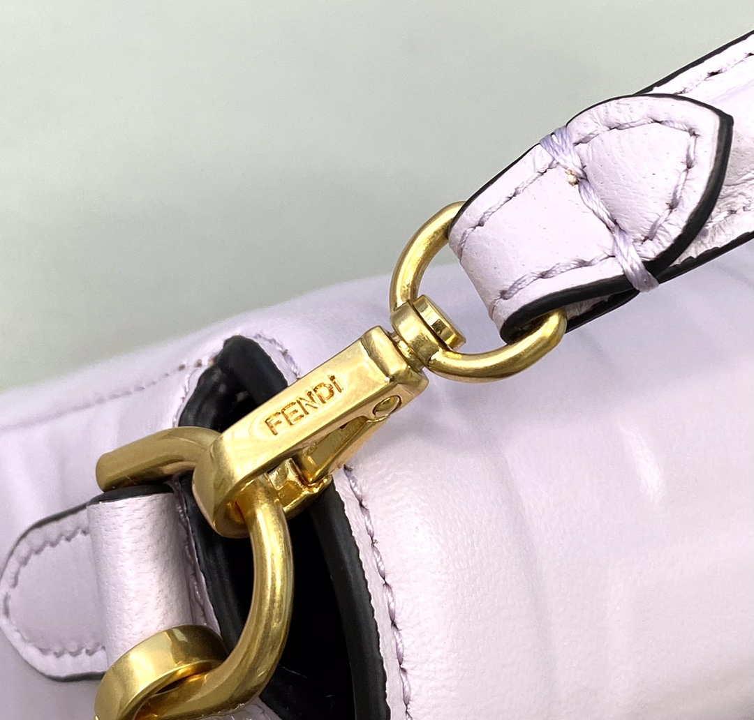 Fendi 8BS017 Baguette Mini Light Purple leather 0135S bag